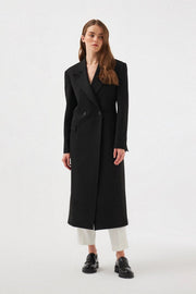 Chérie Coat Siyah-Coat-Le Cle-XS-Siyah-Urbanheer