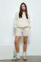 Cherry Bow Print Sweat Shorts-Shorts-Pretty Garbage-S-Ivory-Urbanheer