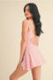Cherry Gingham Print A-Line Mini Dress-Dress-KIMBERLY C-S-Cherry Gingham-Urbanheer