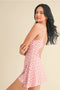 Cherry Gingham Print A-Line Mini Dress-Dress-KIMBERLY C-S-Cherry Gingham-Urbanheer