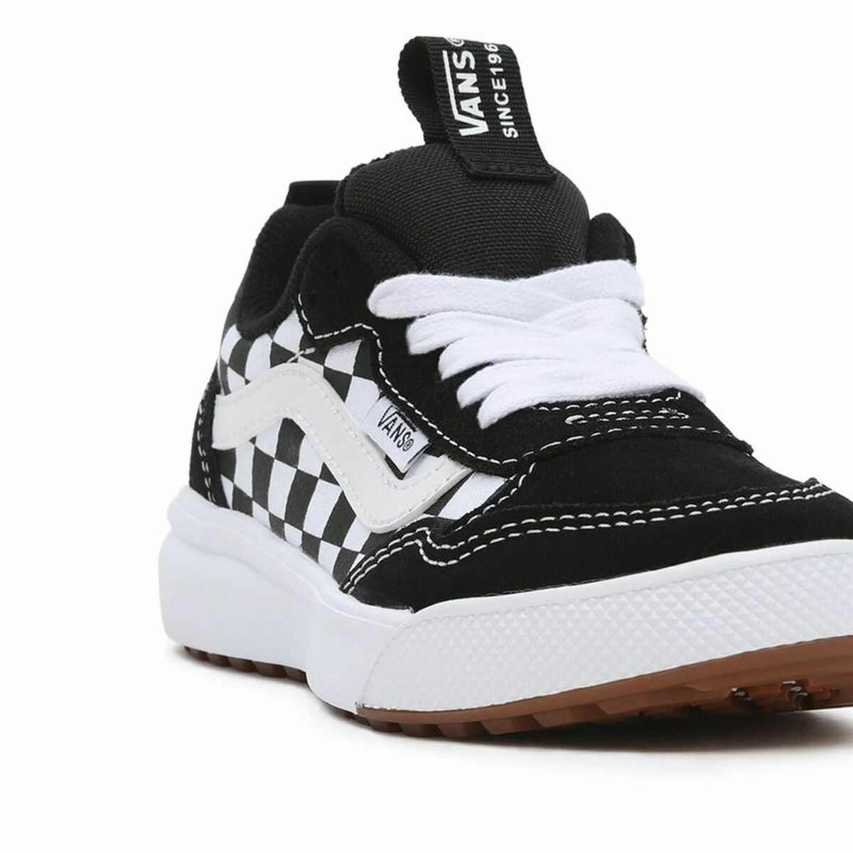 Children’s Casual Trainers Vans Range Exp Checkerboard White Black-Fashion | Accessories > Clothes and Shoes > Casual trainers-Vans-32-Urbanheer