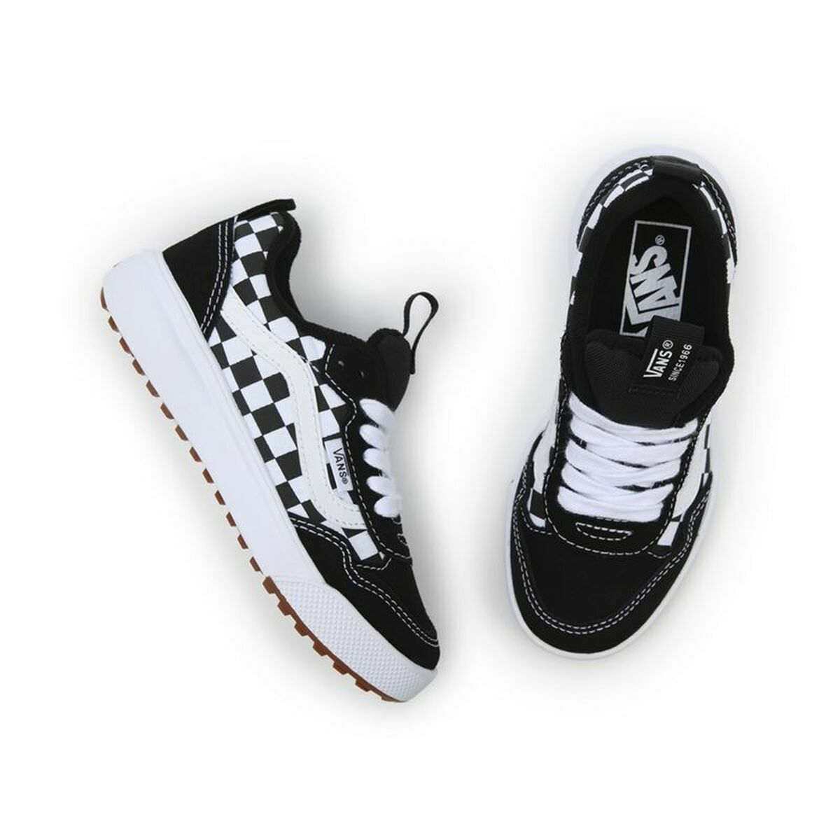 Children’s Casual Trainers Vans Range Exp Checkerboard White Black-Fashion | Accessories > Clothes and Shoes > Casual trainers-Vans-32-Urbanheer