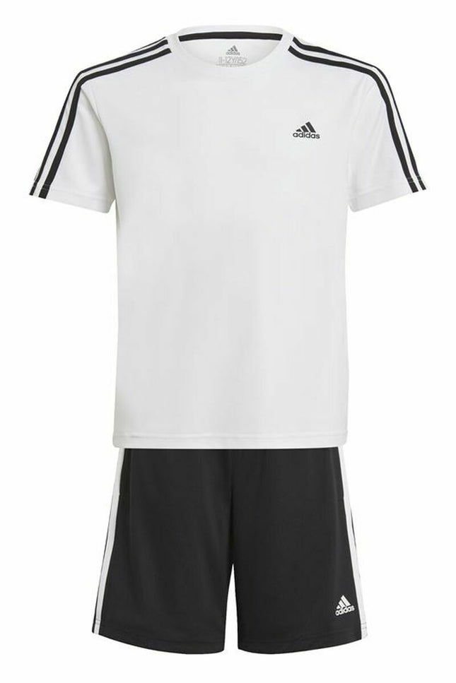 Children's Sports Outfit Adidas Designed 2 Move White-Toys | Fancy Dress > Babies and Children > Clothes and Footwear for Children-Adidas-15-16 Years-Urbanheer