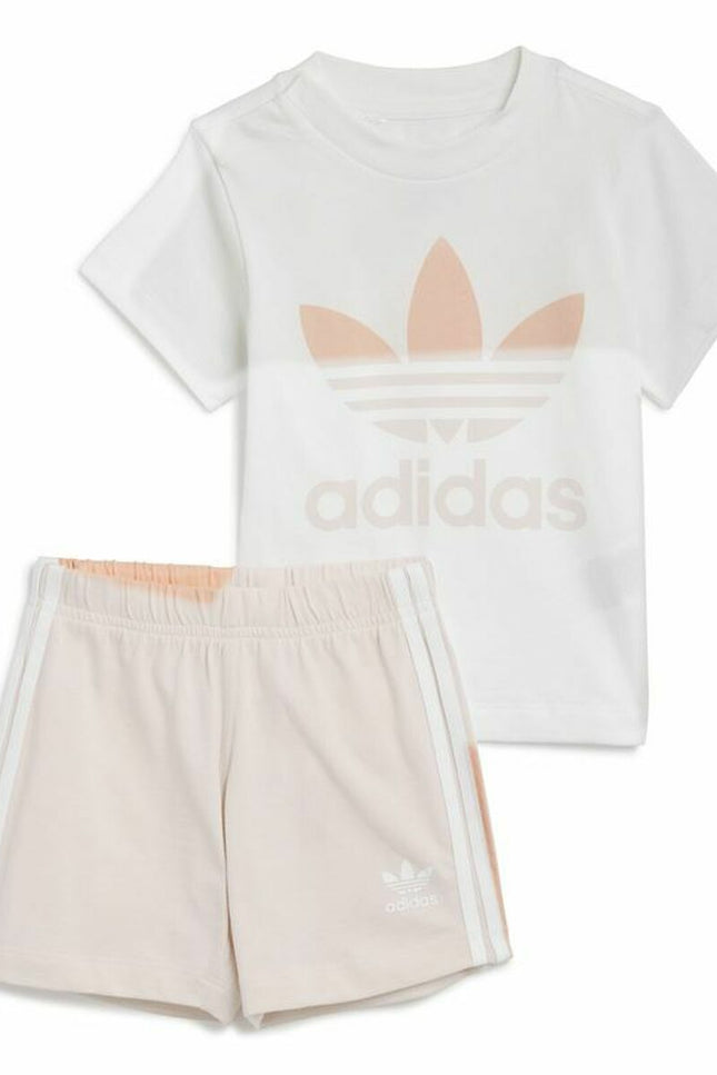 Children's Sports Outfit Adidas Trifolio White-Toys | Fancy Dress > Babies and Children > Clothes and Footwear for Children-Adidas-Urbanheer