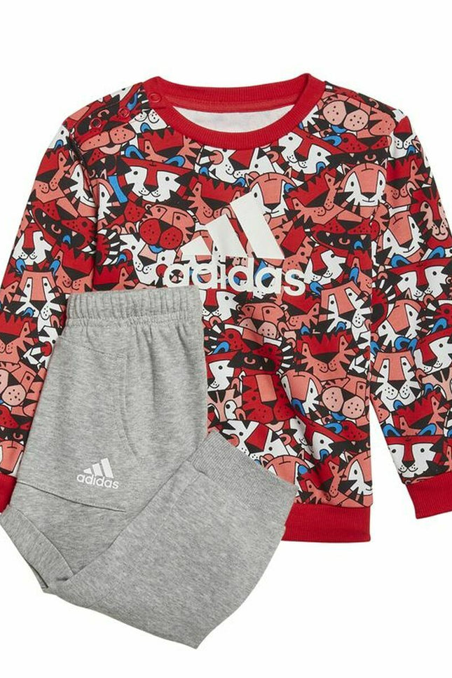 Children's Sports Outfit Jogger Adidas Red-Toys | Fancy Dress > Babies and Children > Clothes and Footwear for Children-Adidas-Urbanheer