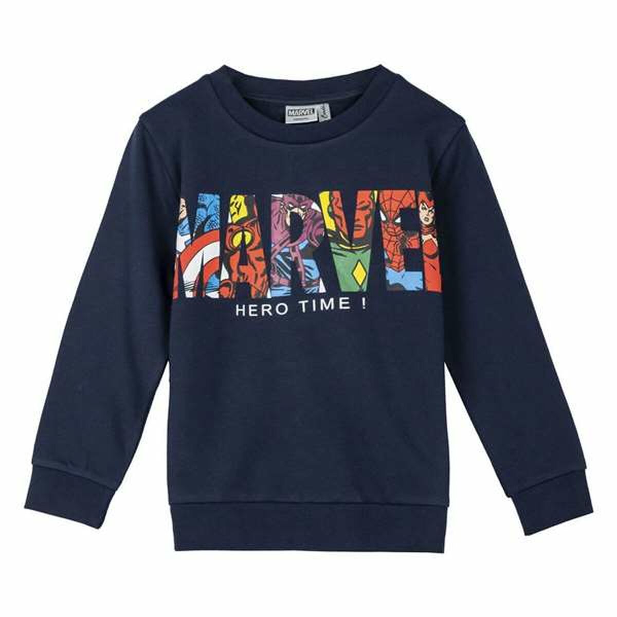 Children’s Sweatshirt Marvel Dark blue-Sports and outdoors, Fitness and exercise-Marvel-Urbanheer