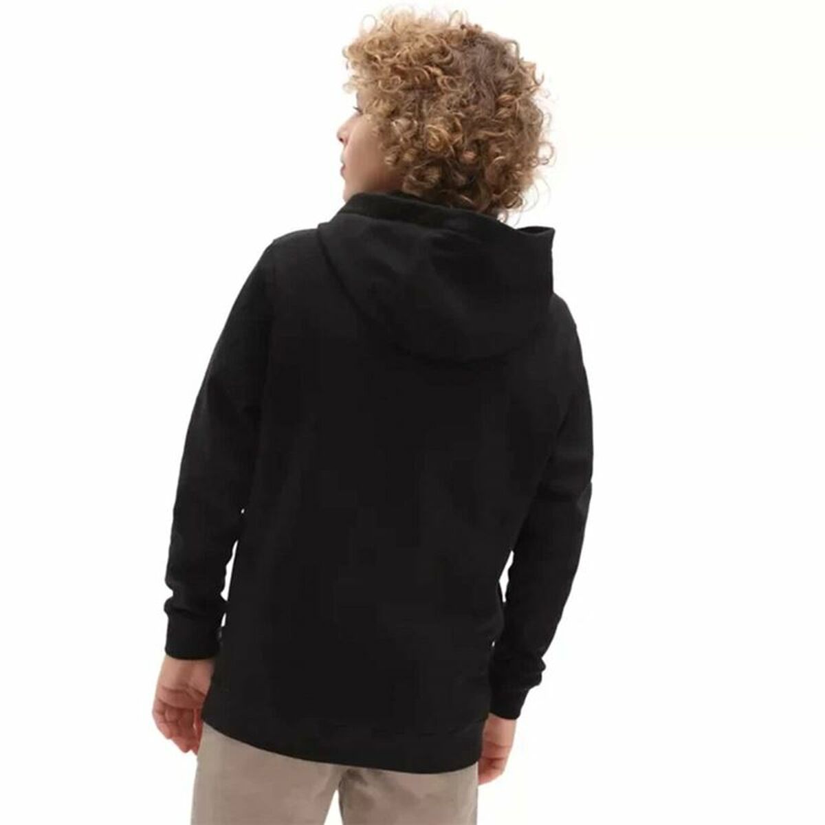Children’s Sweatshirt Vans Easy Logo Black-Sports | Fitness > Sports material and equipment > Sports sweatshirts-Vans-8-10 Years-Urbanheer