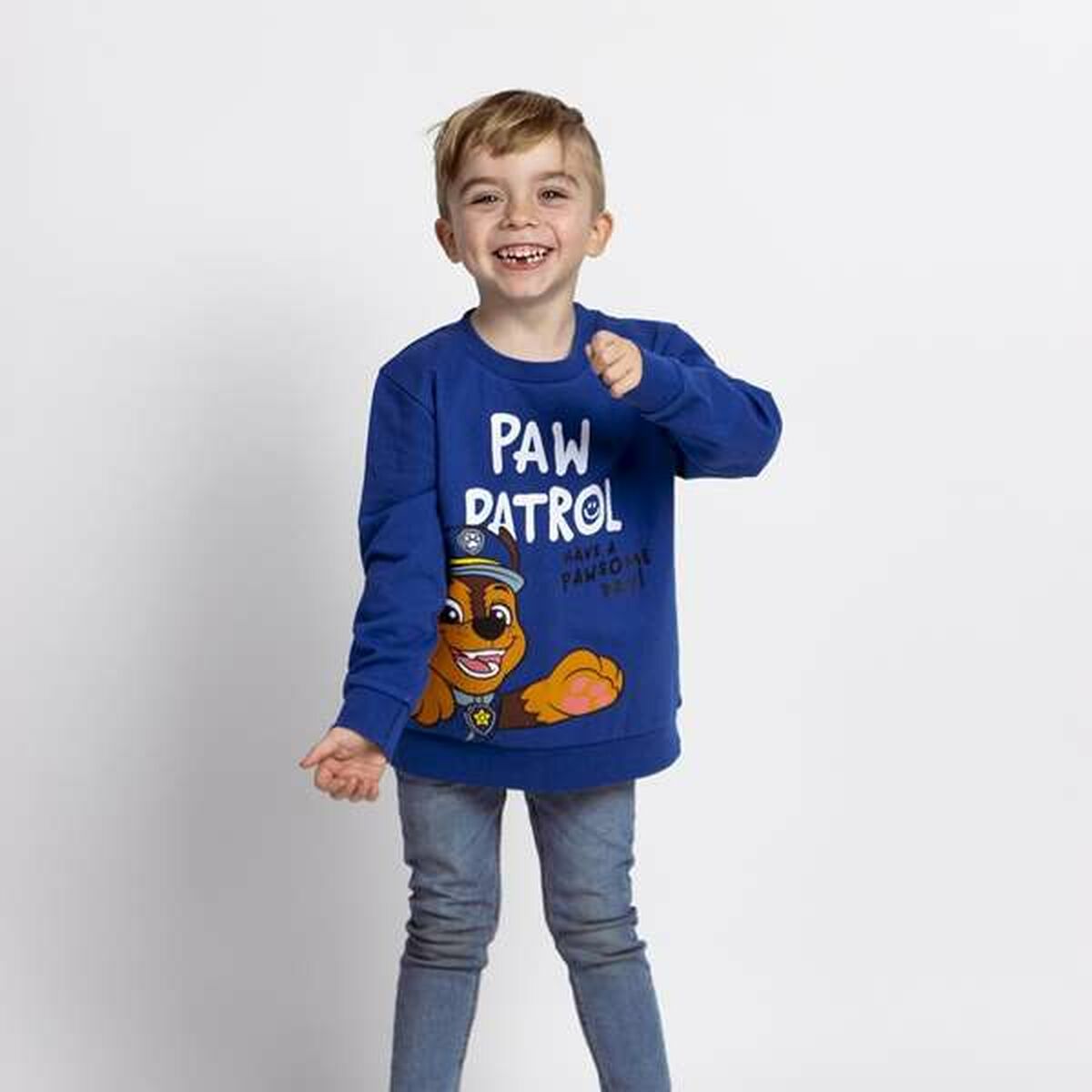 Children’s Sweatshirt without Hood The Paw Patrol Blue-Clothing, Boys-The Paw Patrol-Urbanheer
