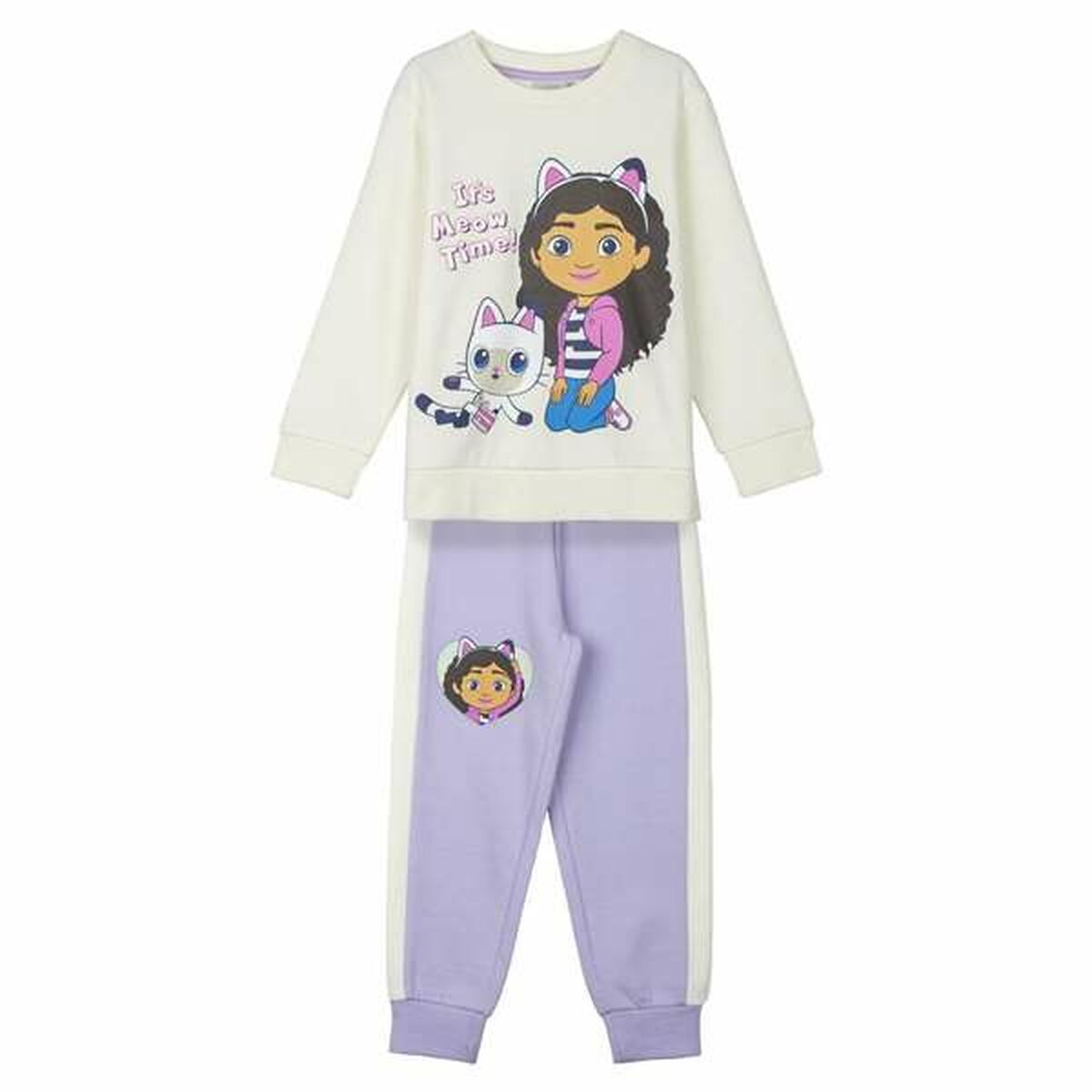 Children’s Tracksuit Gabby's Dollhouse Beige-Clothing, Girls-Gabby's Dollhouse-Urbanheer