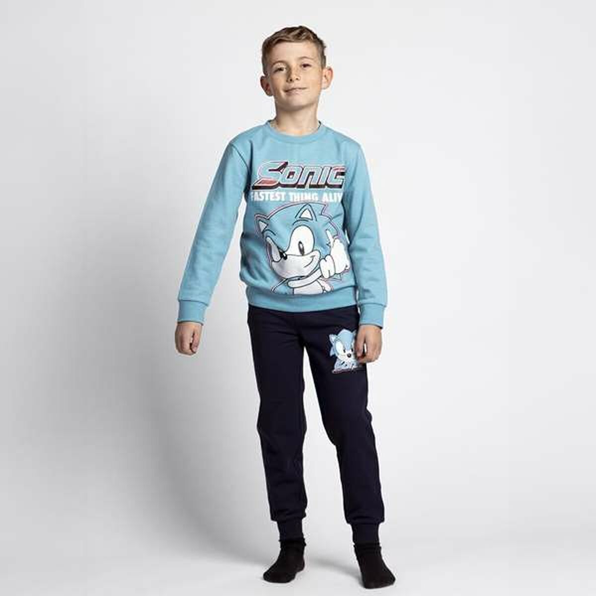 Children’s Tracksuit Sonic Dark green-Sports and outdoors, Fitness and exercise-Sonic-Urbanheer