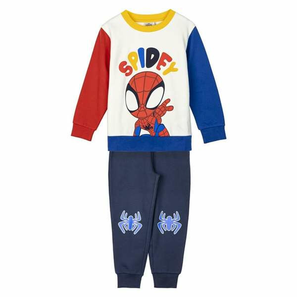 Children’s Tracksuit Spider-Man Multicolour-Sports and outdoors, Fitness and exercise-Spider-Man-Urbanheer
