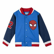 Children's Tracksuit Top Spider-Man Blue-Sports and outdoors, Sports clothing-Spider-Man-Urbanheer
