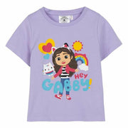 Child's Short Sleeve T-Shirt Gabby's Dollhouse White-Clothing, Girls-Gabby's Dollhouse-Urbanheer