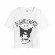 Child's Short Sleeve T-Shirt Hello Kitty White-Clothing, Girls-Hello Kitty-Urbanheer