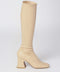 Chloé Beige Janis heeled boots