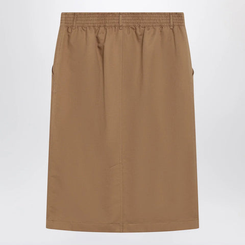 Chloé Beige midi pencil skirt