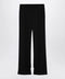 Chloé Black asymmetrical wool trousers