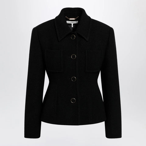 Chloé Black wool-blend jacket