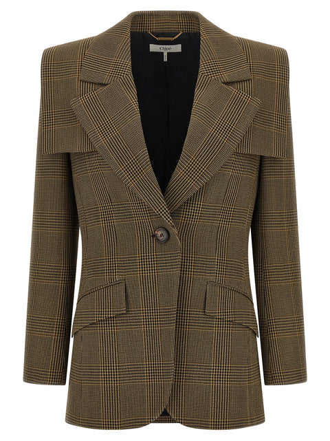 Chloé Cape Detail Blazer
