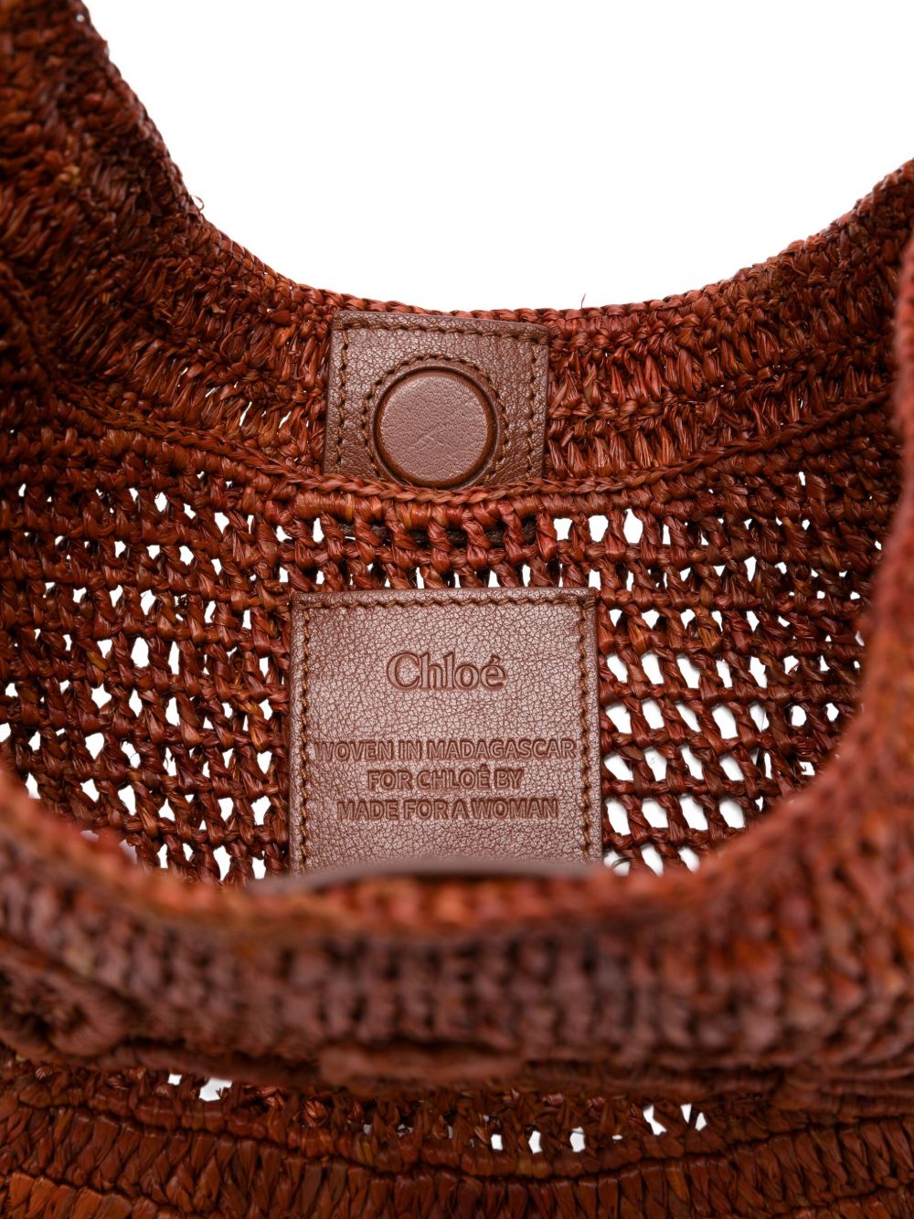 Chloé ChloÃ© Summer Banana Raffia Hobo Bag