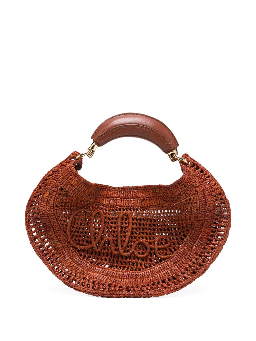 Chloé ChloÃ© Summer Banana Raffia Hobo Bag
