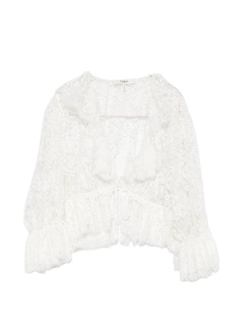 Chloé Chloe Top WHITE