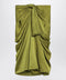 Chloé Green draped silk skirt