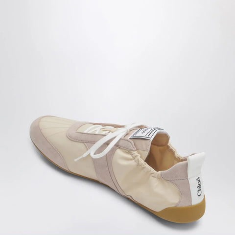 Chloé Kick Sneakers in Blushy Beige