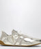 Chloé Kick Sneakers in Palladium Metallic Finish