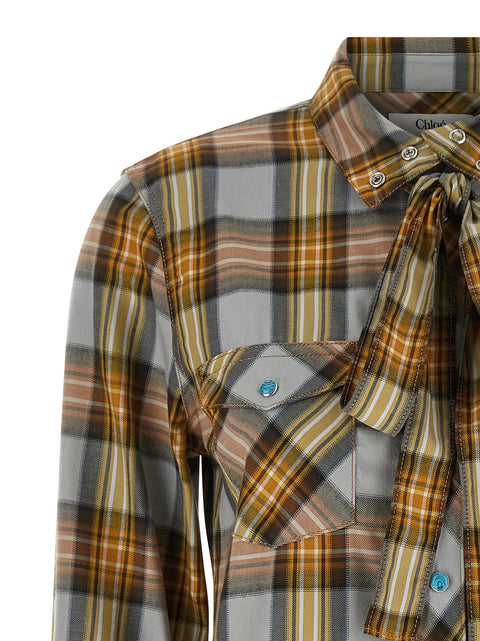 Chloé Lavaglière Checked Shirt