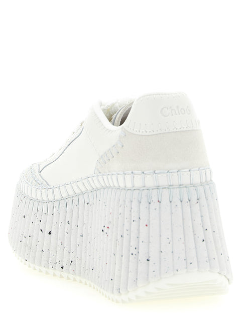 Chloé Nama Wedge Sneakers