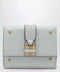 Chloé Paddington mini trifold wallet in aqua blue leather