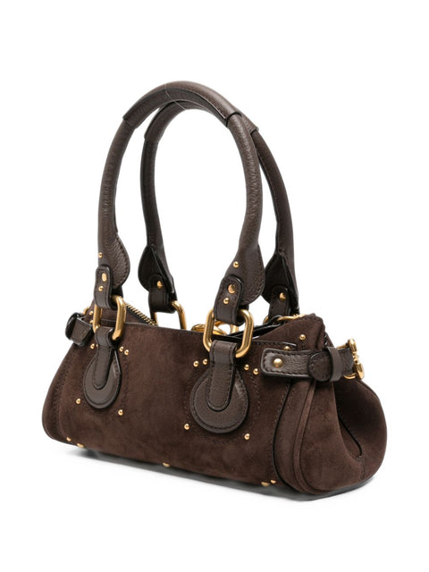 Chloé Paddington suede leather shoulder bag