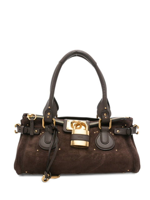 Chloé Paddington suede leather shoulder bag