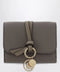 Chloé Small Alphabet trifold wallet grey