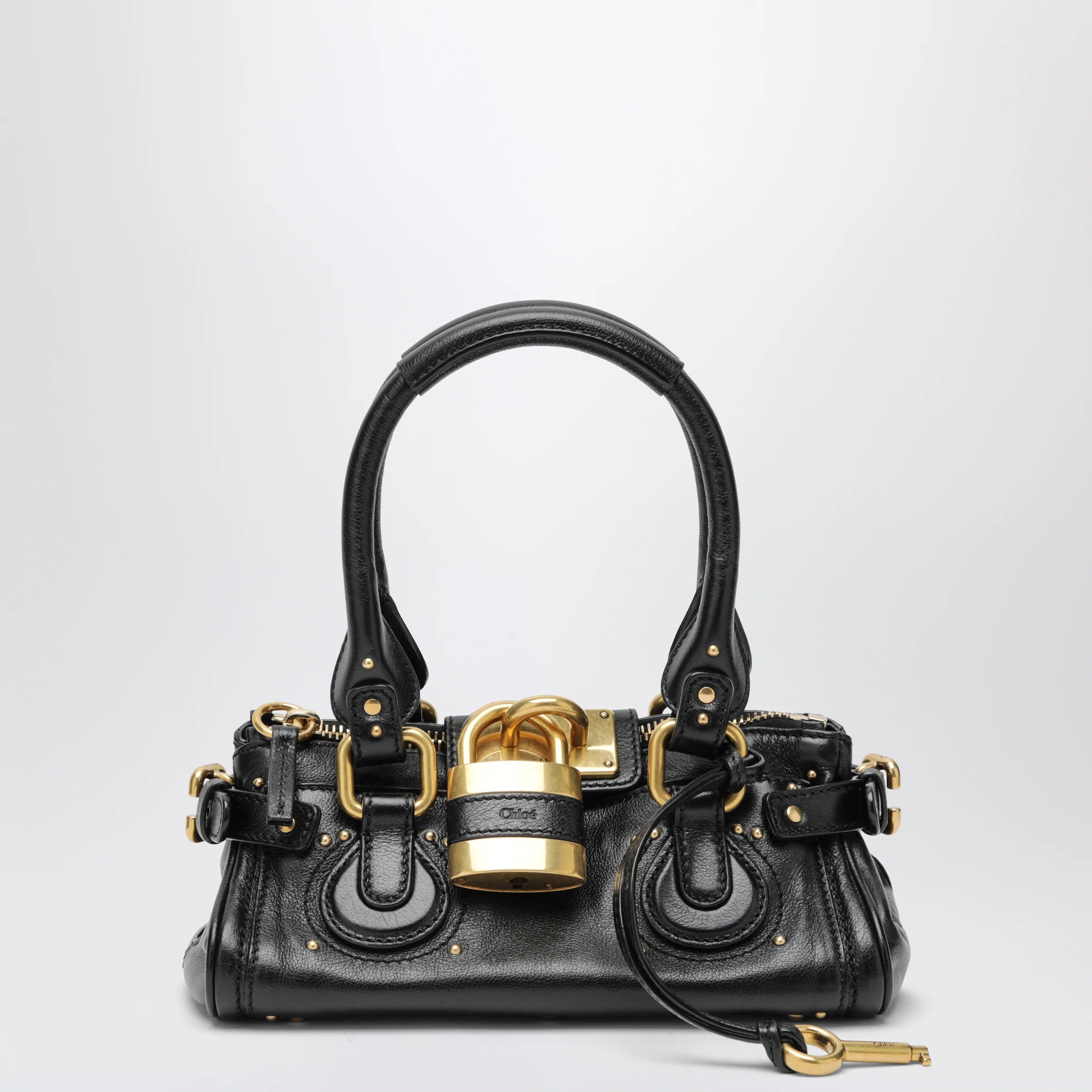 Chloé Small black Paddington leather bag
