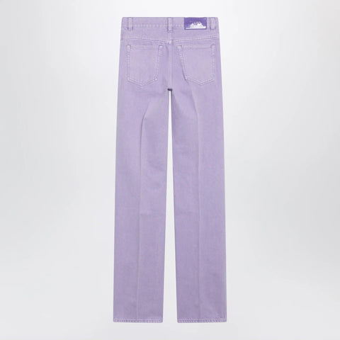 Chloé Straight jeans in lavender organic cotton denim