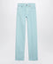 Chloé Straight jeans in turquoise organic cotton denim
