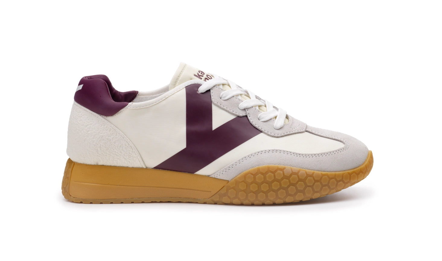 Choco - Vintage Sneakers WHITE/BORDEAUX-Sneakers-KEH-NOO-40-GREEN/ORANGE-Urbanheer