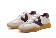 Choco - Vintage Sneakers WHITE/BORDEAUX-Sneakers-KEH-NOO-40-GREEN/ORANGE-Urbanheer
