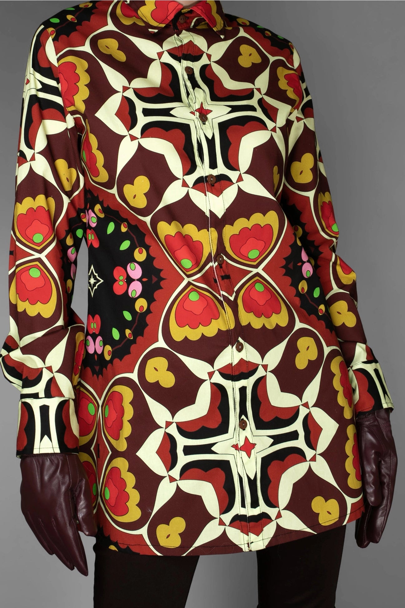 Chocolate Soft Italian Leather Gloves