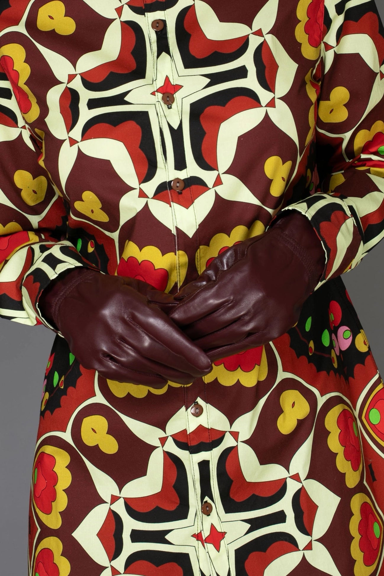 Chocolate Soft Italian Leather Gloves