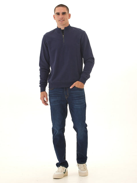 Christian Comfort Slub Terry Half Zip Pullover