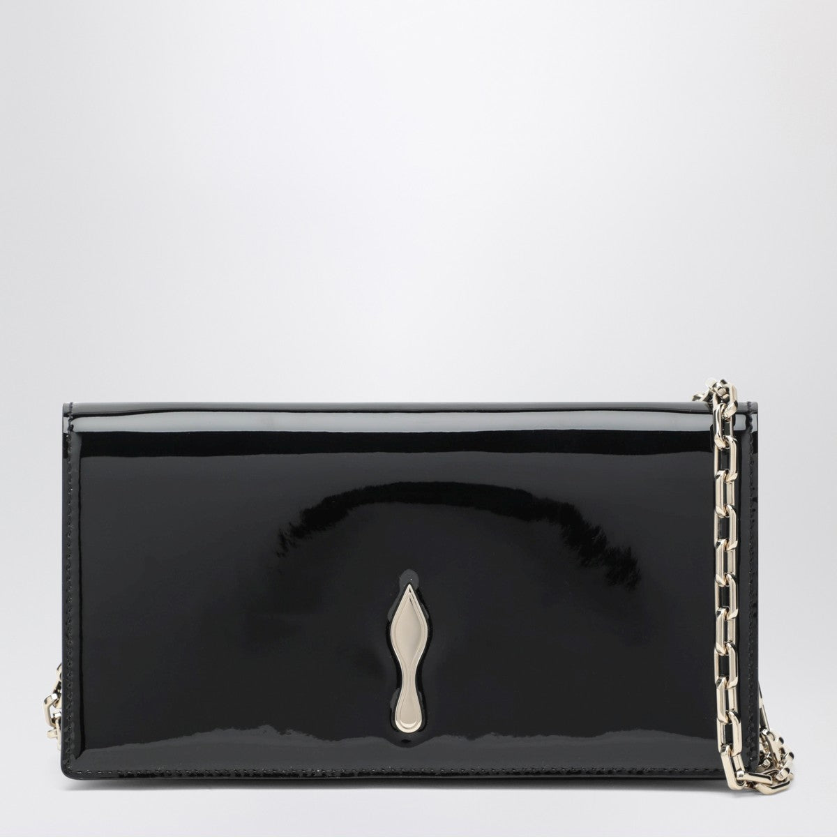 Christian Louboutin Bettina black patent clutch
