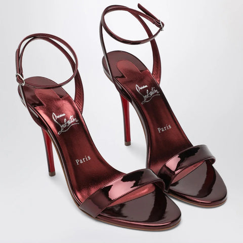 Christian Louboutin Brown Palio Miss Z  high-heeled sandals