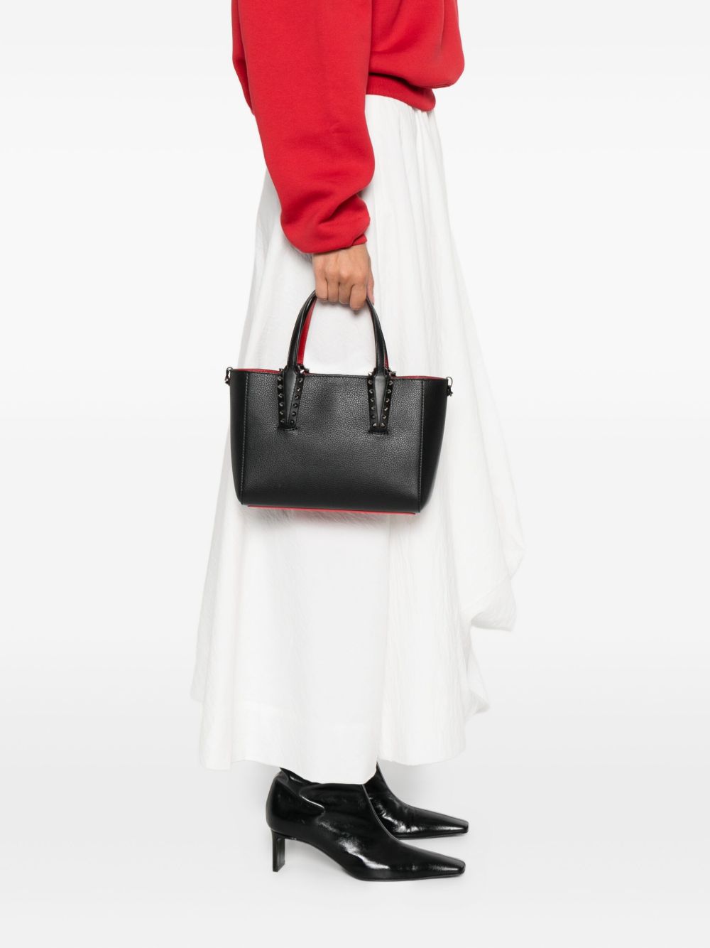Christian Louboutin Cabata Mini Leather Bag-Shopper-Christian Louboutin-UNI-Urbanheer