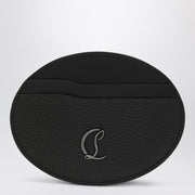 Christian Louboutin Mooncrest black circular card holder