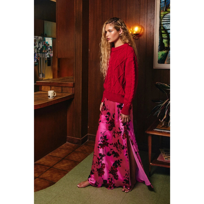 Chunky Cable Knit Sweater JAZZY ROSE-Sweater-Dress Forum-S-JAZZY ROSE-Urbanheer