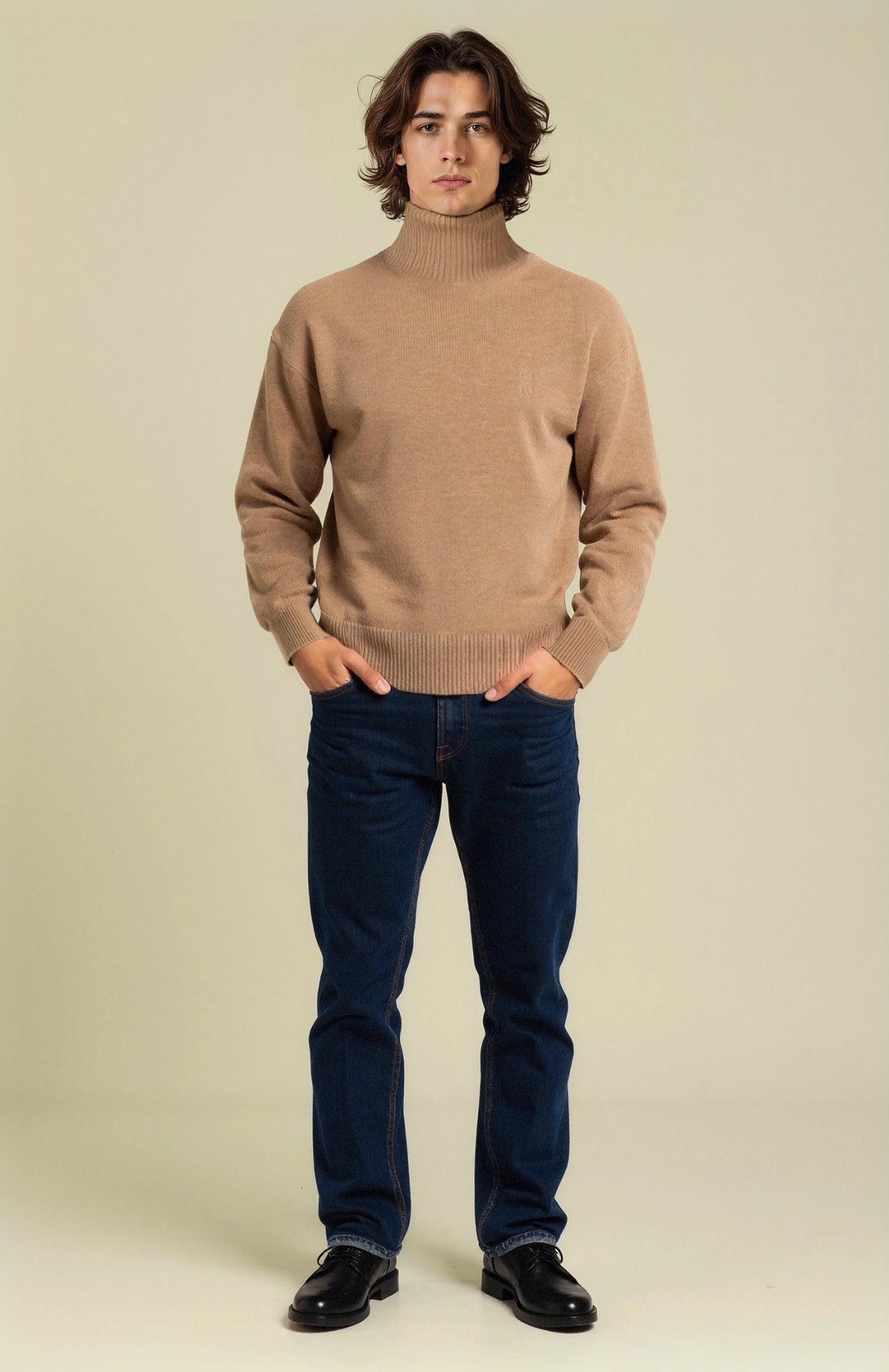 Ciel Wool Knitted Turtleneck Sweater UNISEX