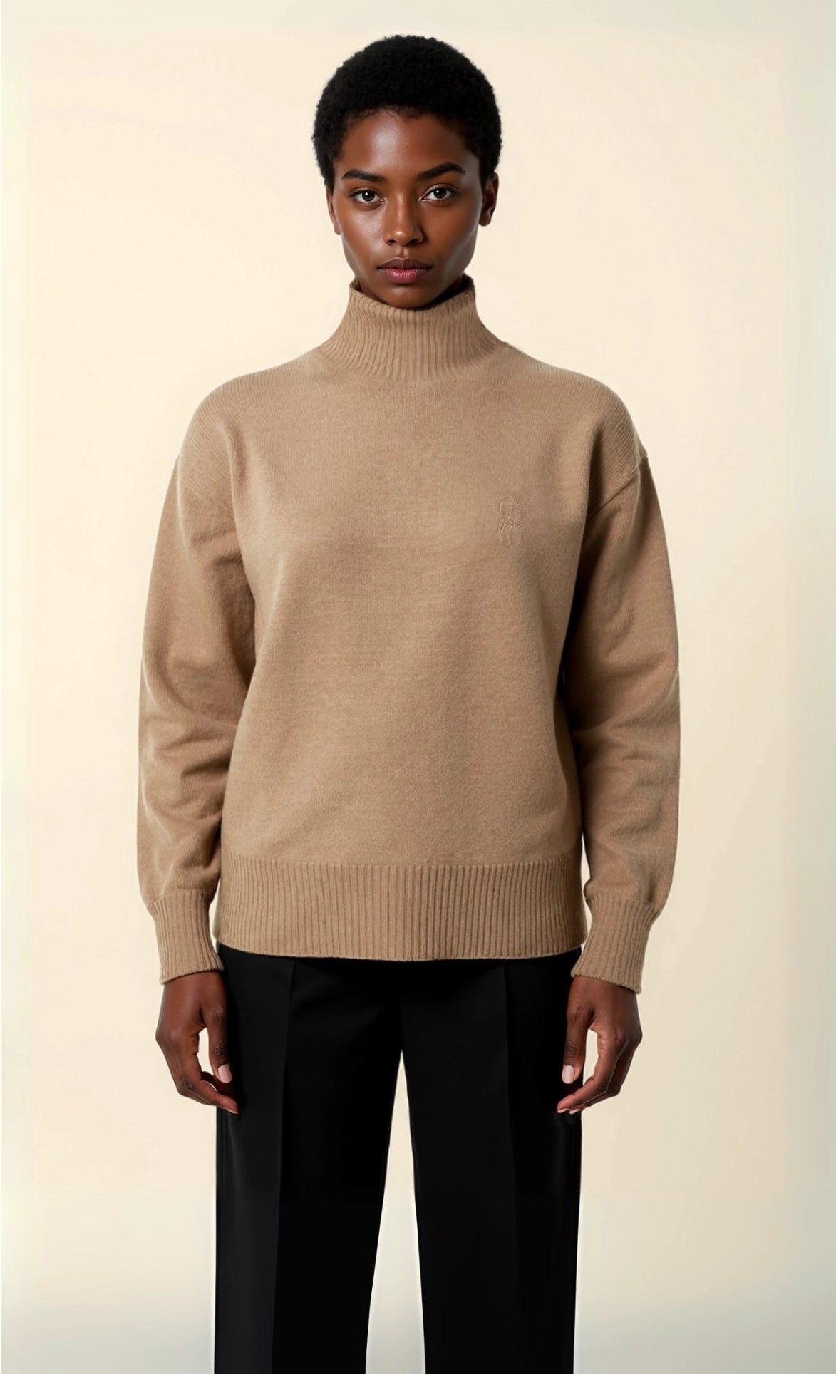 Ciel Wool Knitted Turtleneck Sweater UNISEX